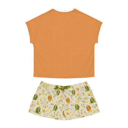 Citrine Sisters Women's Short Pajama Set — All‑Season Comfy Lounge PJs Limited Edition Series One Design One