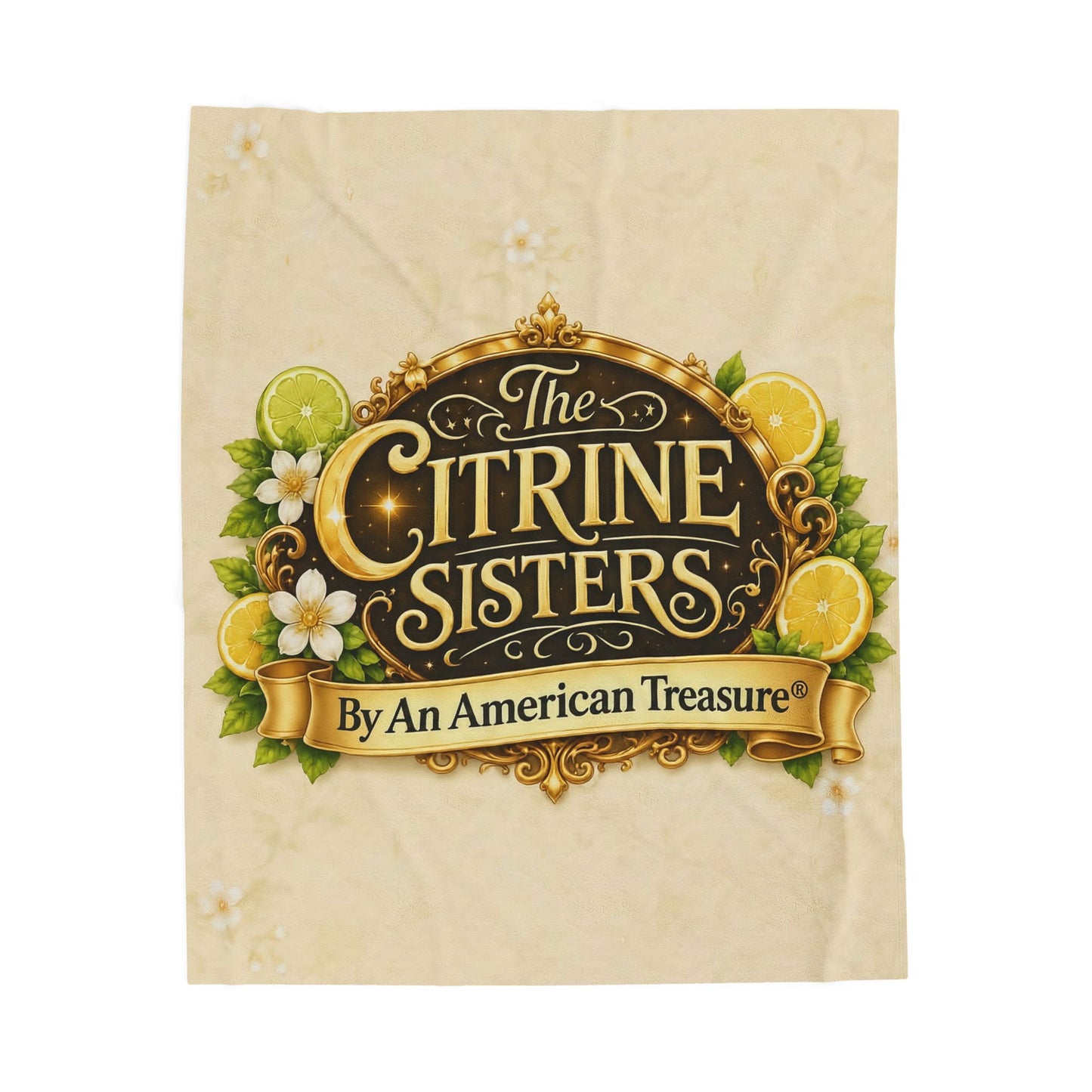 Citrine Sisters Velveteen Plush Blanket — Limited Edition Design One Series One
