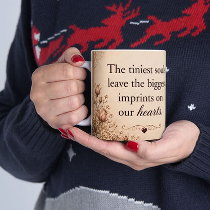 RattaCutie Couture Limited Edition Sentimental Girl & Mouse Ceramic Mug — "Kindest souls leave the biggest paw prints on our hearts"