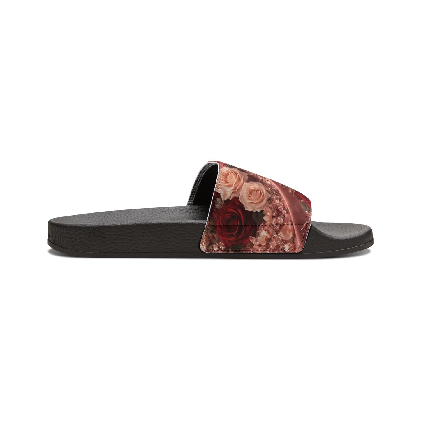 The Velvet Rose Slide Sandals — Women's Removable-Strap Pool Slides