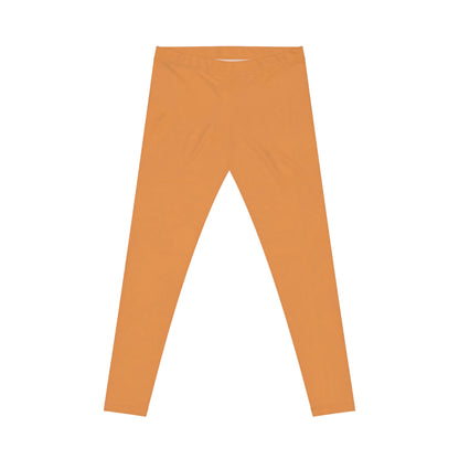 Citrine Sisters Orange Solid Women's Leggings — Comfortable Everyday Activewear Limited Edition Series One Design One