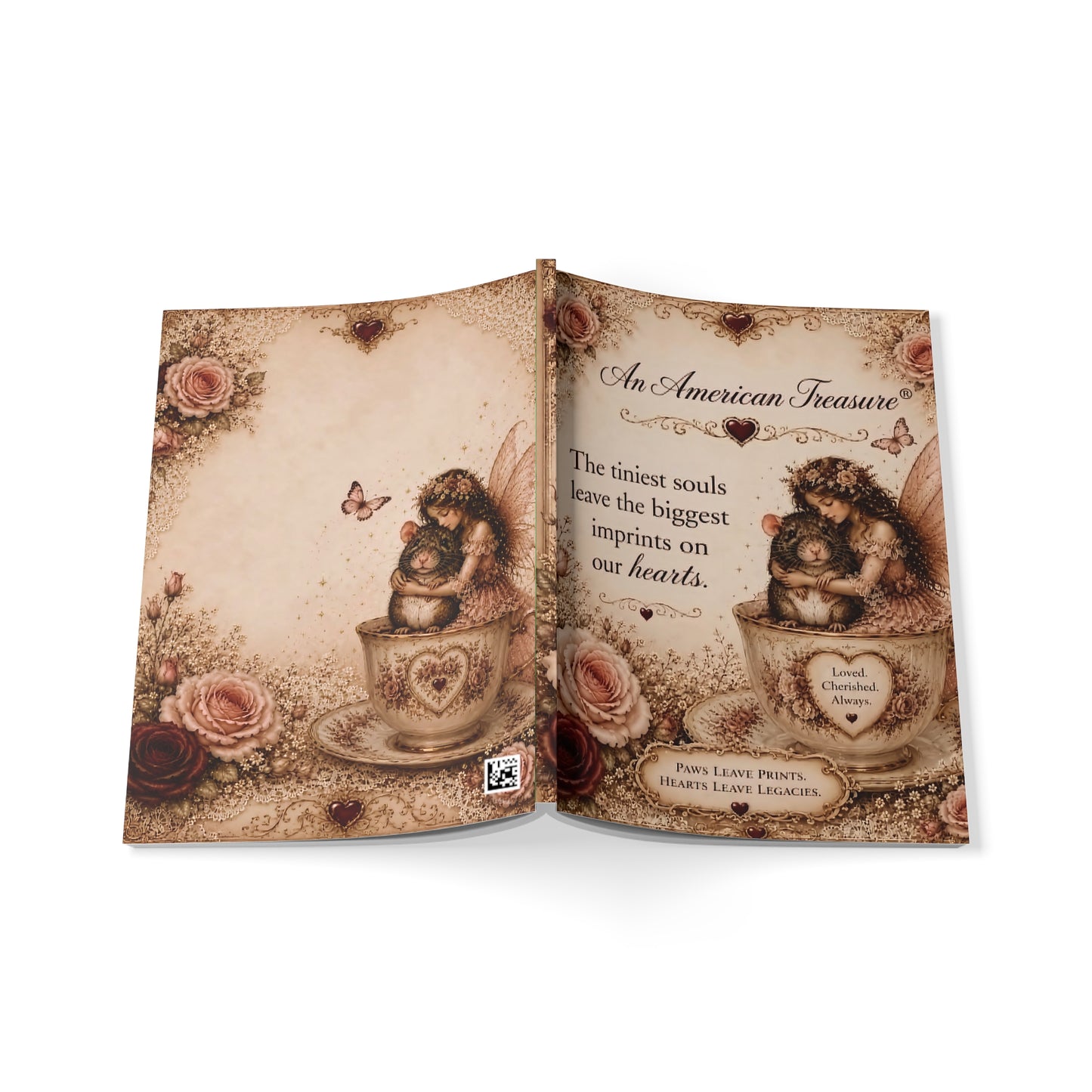 RattaCutie Couture Limited Edition Pet Notebook – “The tiniest souls leave the biggest imprints on our hearts” A5 Softcover