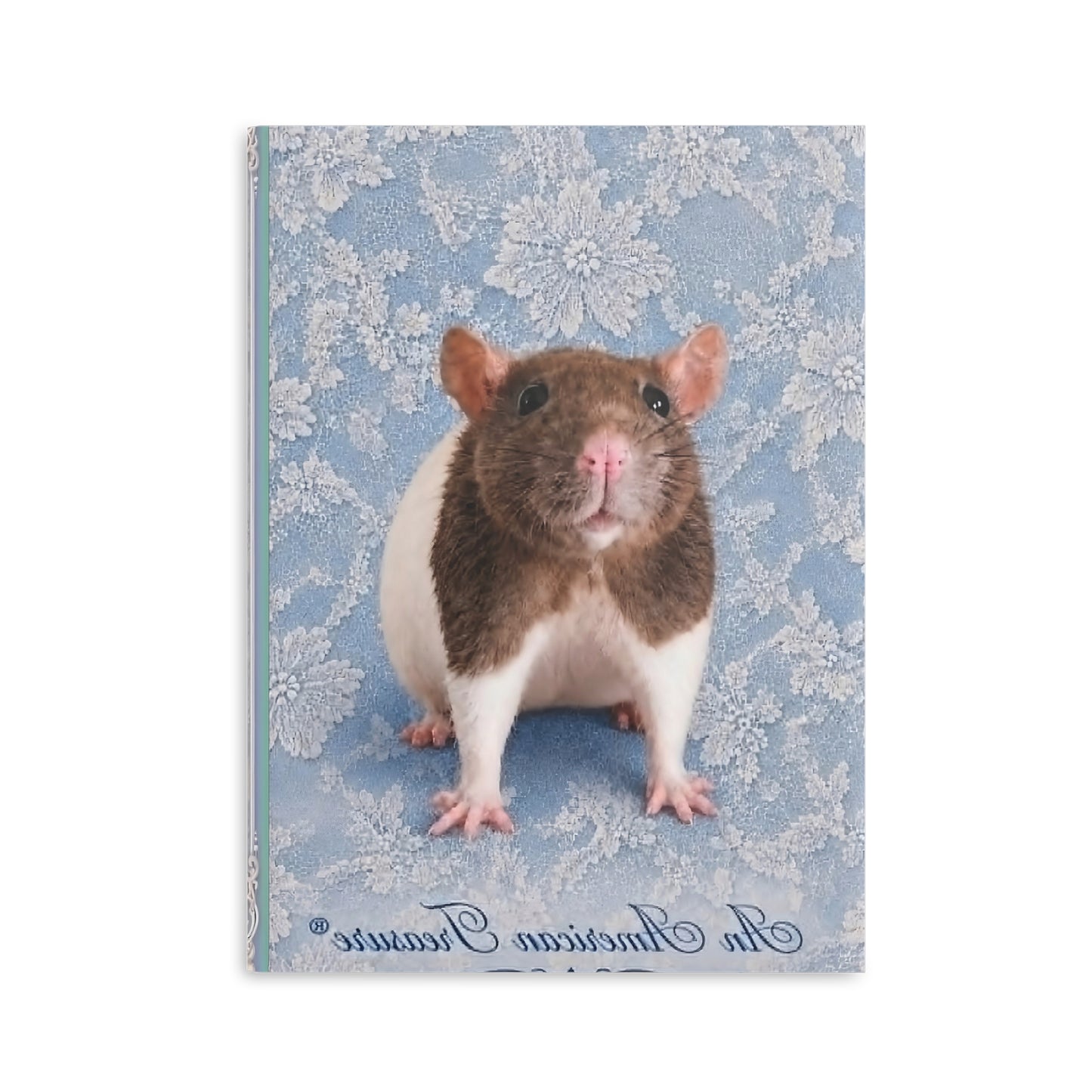 RattaCutie Couture Limited Edition  Photo Hardcover Notebook — "An American Treasure" Puffy-Cover Journal