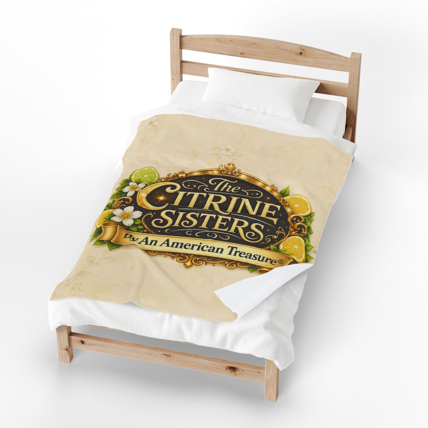 Citrine Sisters Velveteen Plush Blanket — Limited Edition Design One Series One