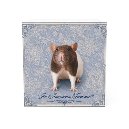 RattaCutie Couture Limited Edition Note Cube – "An American Treasure" Decorative Sticky Note Block