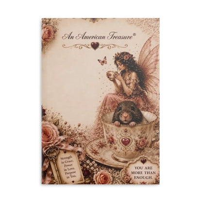 RattaCutie Couture Limited Edition Fairy Tea Journal — You Are More Than Enough Hardcover Notebook