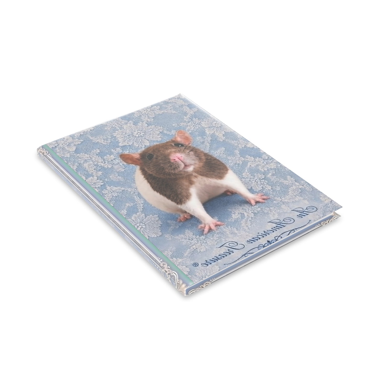 RattaCutie Couture Limited Edition  Photo Hardcover Notebook — "An American Treasure" Puffy-Cover Journal