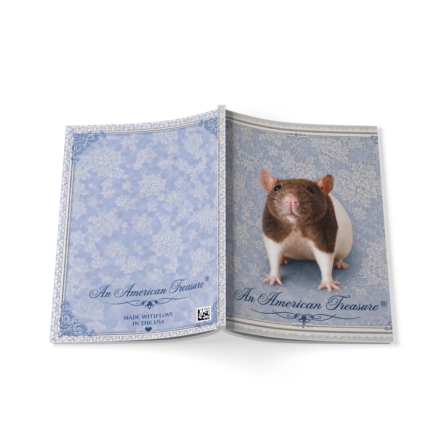 RattaCutie Couture Limited Edition Keepsake Notebook — "An American Treasure" A5 Softcover
