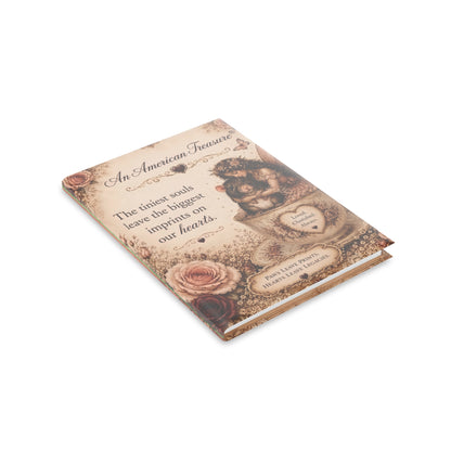 RattaCutie Couture Limited Edition Hardcover Notebook — "An American Treasure" Fairy Memory Journal (Puffy Cover)